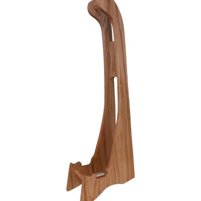 Tall Banjo Stand. For Resonator or Open Back Banjos. Free Shipping in Contiguous USA. Solid, quality hardwood species to choose from. - image2